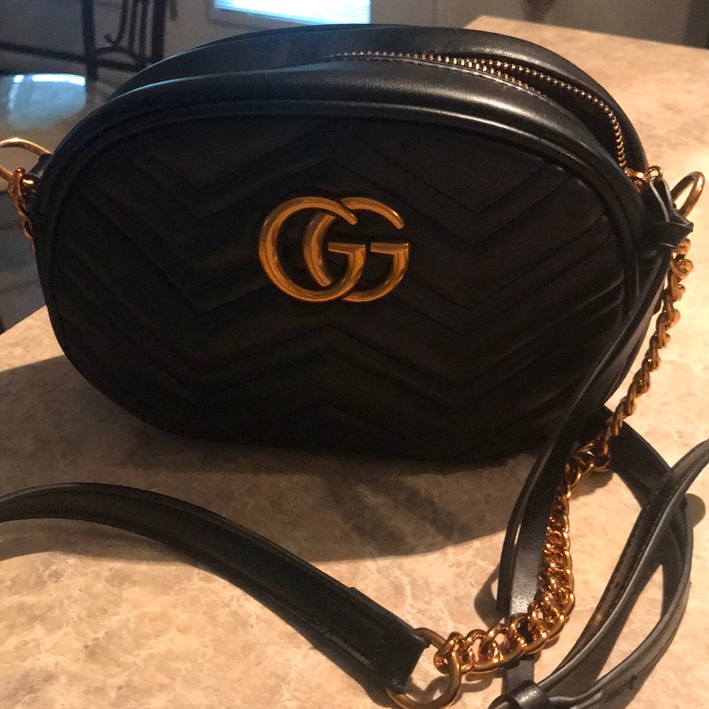 Black cross body bag